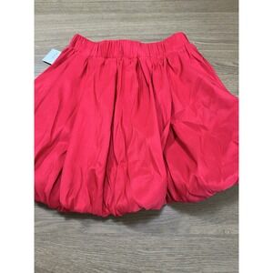 A New Day Red‎ Bubble Skirt Size Xs NWT